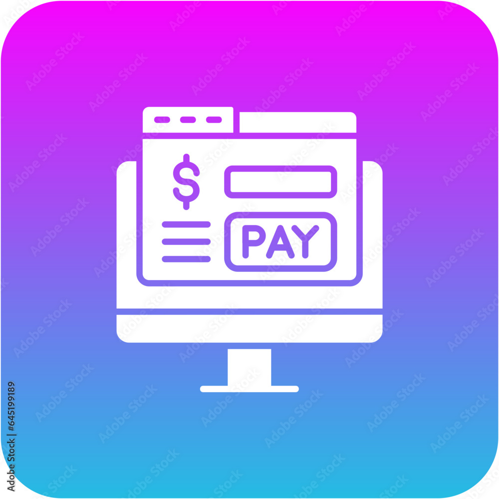 Online Payment Icon Online Payment Icon