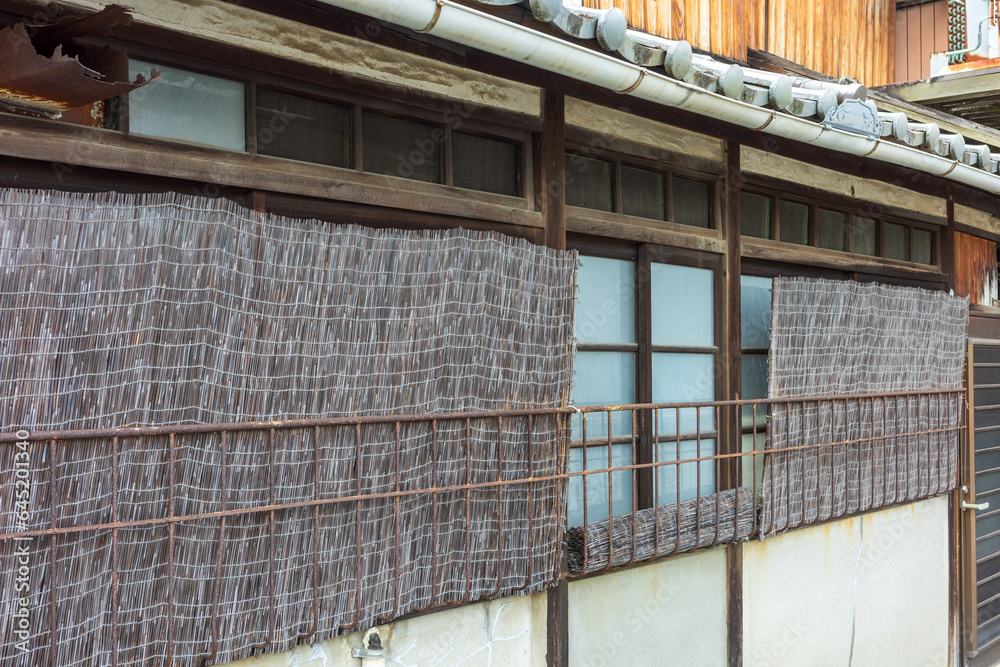 Fototapeta premium 日本の岡山県岡山県倉敷市の古くてとても美しい建物