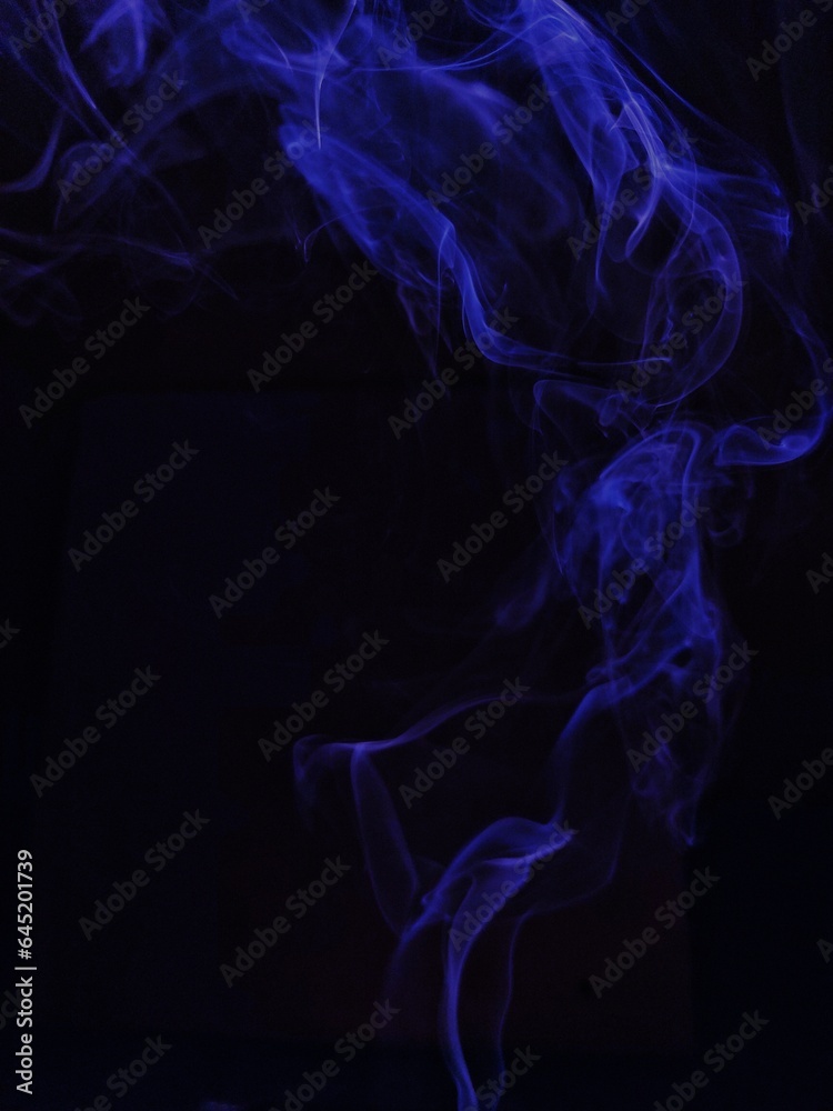 Fototapeta premium smoke on black background