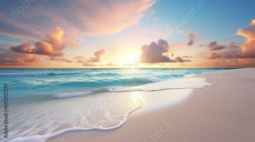 Beautiful white sandy beaches and turquoise waters © somchai20162516