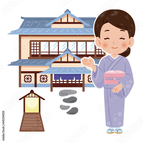 旅館　女将　立ち絵