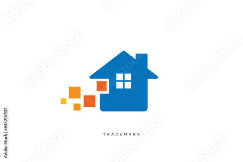 Home Vector Logo Real Estate Renovation Modern Structure Architecture