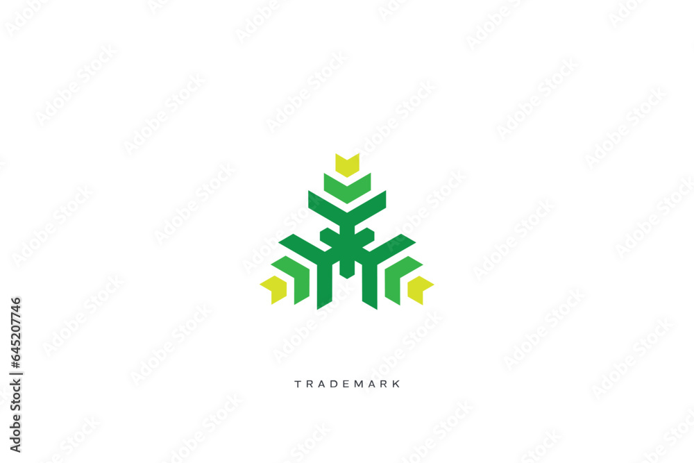 Obraz premium Plant Nature And Environment Vector Logo 