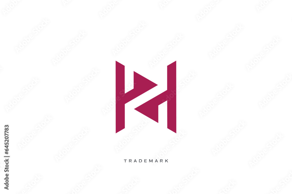 Fototapeta premium N letter vector trademark brand logo