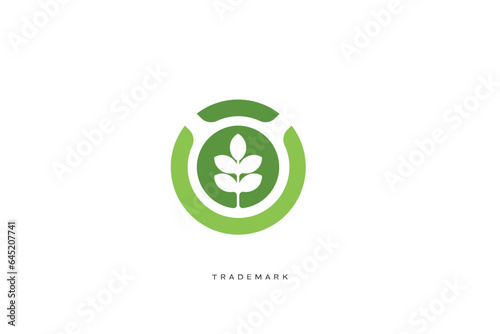 Eco Plant Nature And Environment Vector Logo 