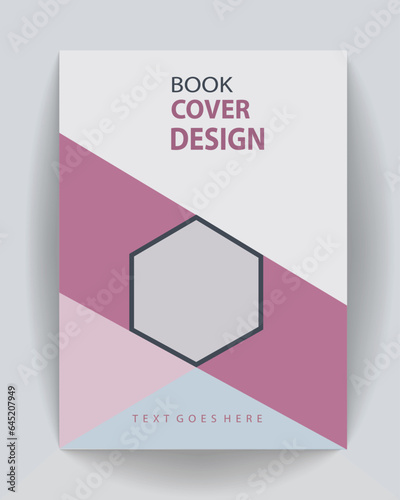 creative book cover design a4 size flyer template. cover design, brochure, poster, magazine, flyer ,booklet, leaflet, banner background.