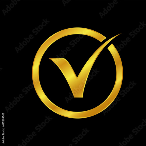 gold colored checkmark icon