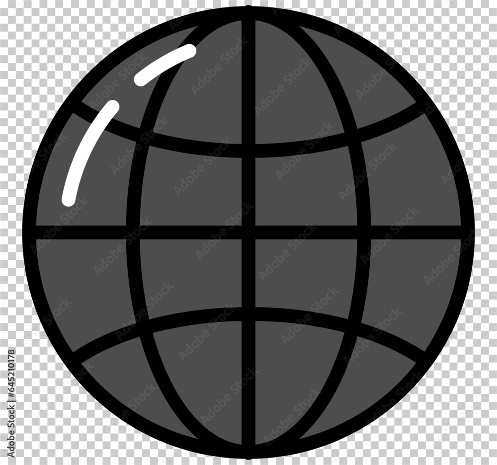 earth globe icon vector logo
