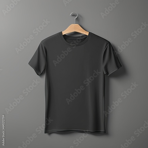 Black t-shirt blank Mockup clothing. Clean Slate Clothing Mockup.