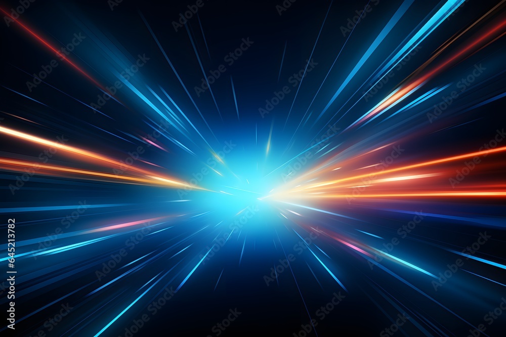 Obraz premium Technology big data futuristic background. Digital high speed connection.