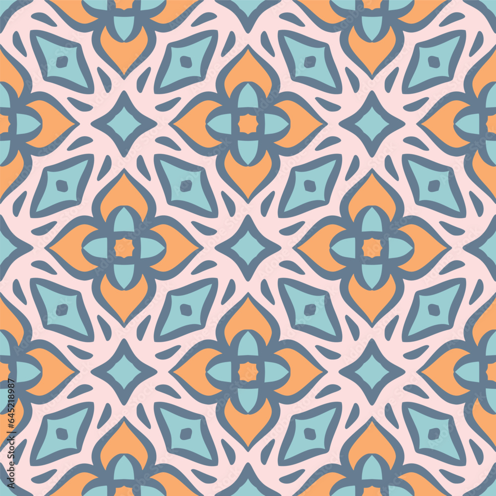 Geometric seamless pattern vector illustration