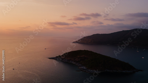 Phromthep Cape, beautiful natural sea view Sunset view point, the number 1 viewpoint that tourists visit in Phuket, Thailand. © Stock.Foto.Touch