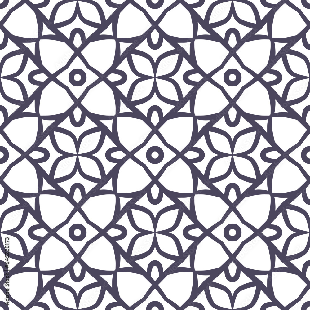 Fototapeta premium Geometric seamless pattern vector illustration