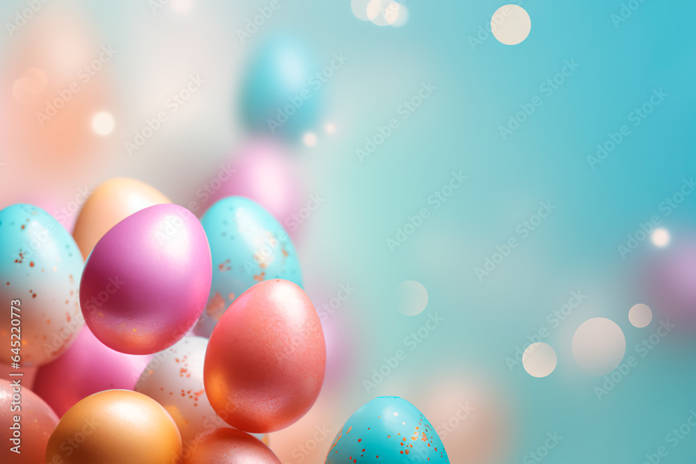 Easter eggs pattern. Easter background, wallpaper. Christian holiday Easter eggs pattern. Easter background, wallpaper. Christian holiday