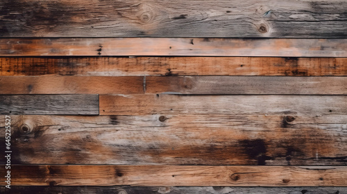 Old barn wood background texture. Vintage weathered rough planks wall backdrop. generative ai.