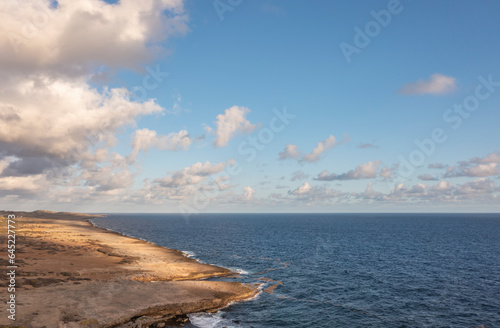 The picturesque scenery of a Caribbean island photo