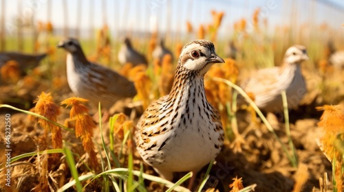 Quail Farming and Agriculture © pvl0707