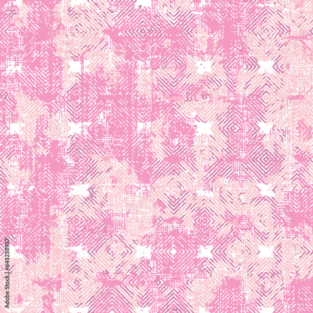 Fototapeta premium Seamless hand drawn pattern dot art. Animal skin with Hand Painted Crossing Brush Strokes ,Design for fashion , fabric, textile, wallpaper, cover, web , wrapping and all prints