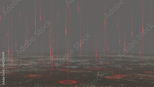 Cuadro en lienzo acid rain and abnormal climate