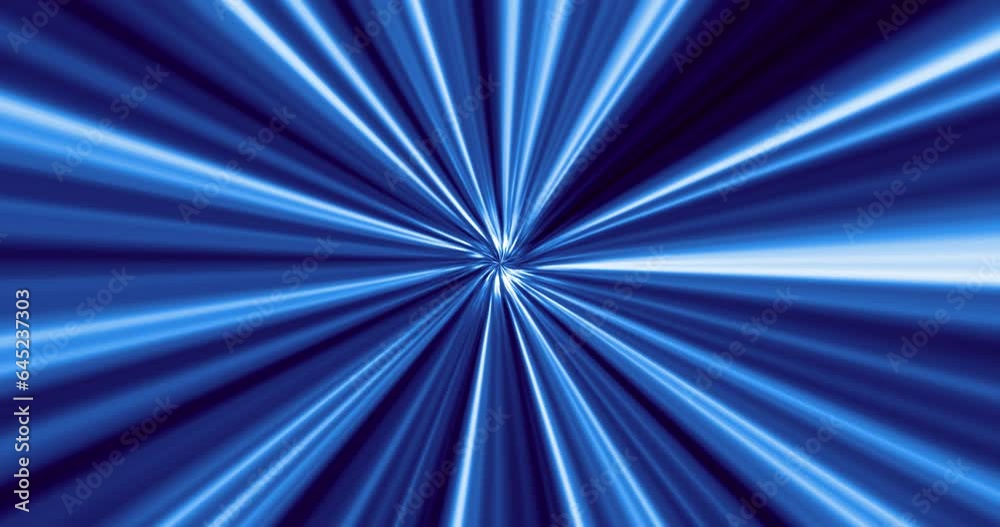 Warp tunnel wormhole moving in hyperspace, abstract blue energy vortex flying. Wormhole right in time and space.  Black hole, vortex hyperspace tunnel. 4k 3D render.