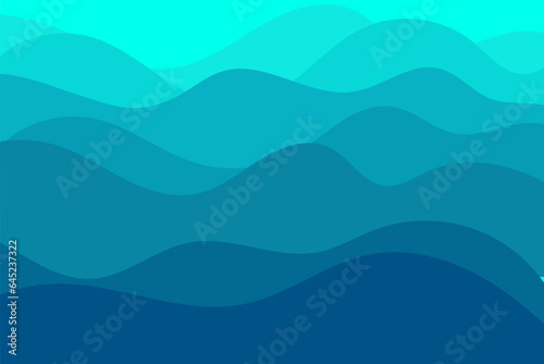 Abstract blue gradient background with light. elegant backdrop. Vector illustration. soft smooth concept for graphic design, banner or poster