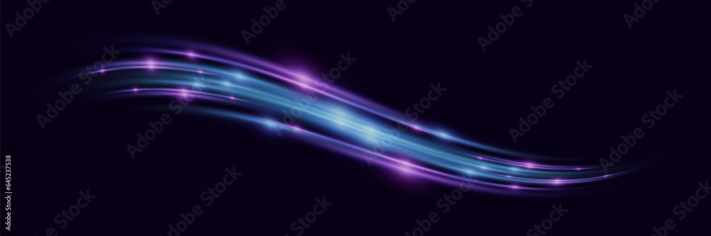 Modern abstract high speed motion effect. Dynamic speed of light. Vector eps10.