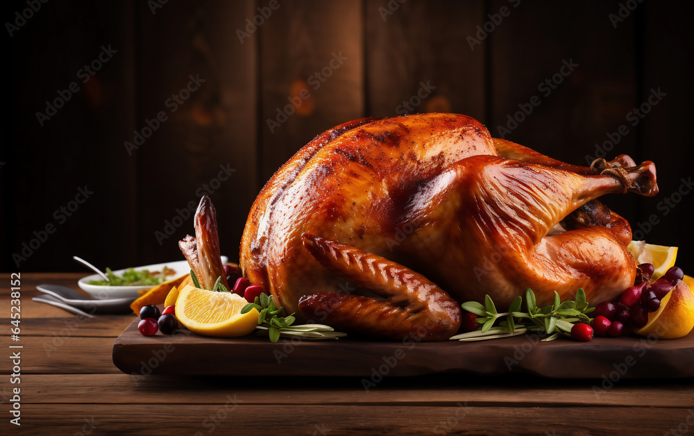 Baked turkey background. Thanksgiving Baked turkey background. Thanksgiving