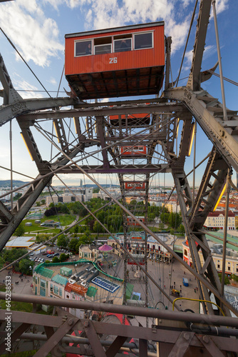 Riesenrad, Gondeln, Wiener Prater, 2. Bezirk, Wien, Österreich