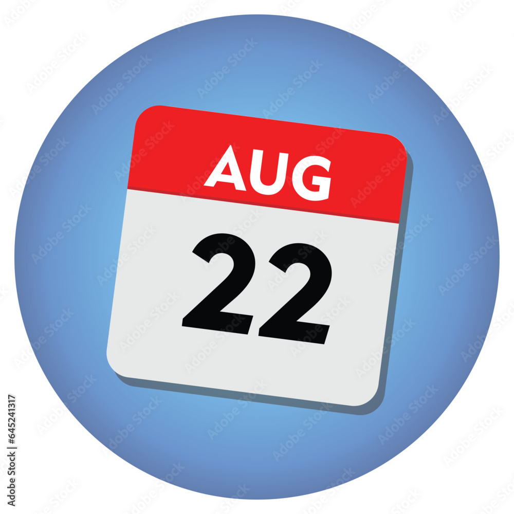 Fototapeta premium calendar icon on white