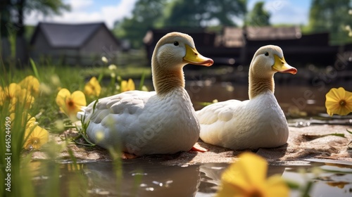 duck photos that capture the essence of farm life. perfect for photography websites and farm-themed promotions