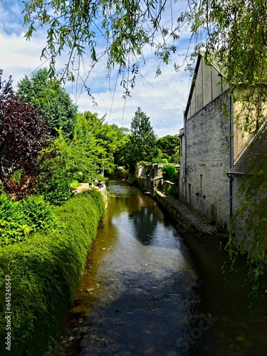 Bayeux, August 2023 - Visit the magnificent medieval town of Bayeux in Normandy - View of the old Norman-style buildings