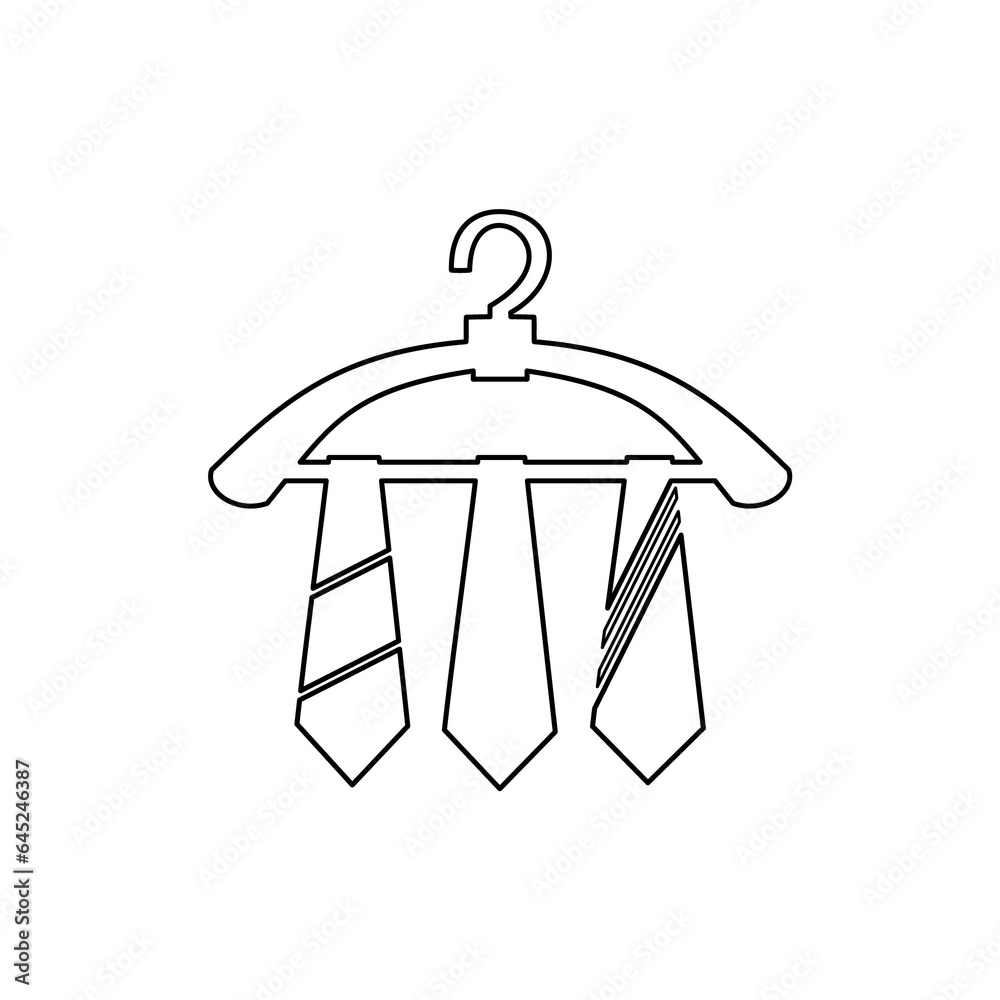 A cool tie icon suitable for your business icon A cool tie icon suitable for your business icon