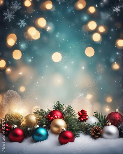 Christmas background with s...
