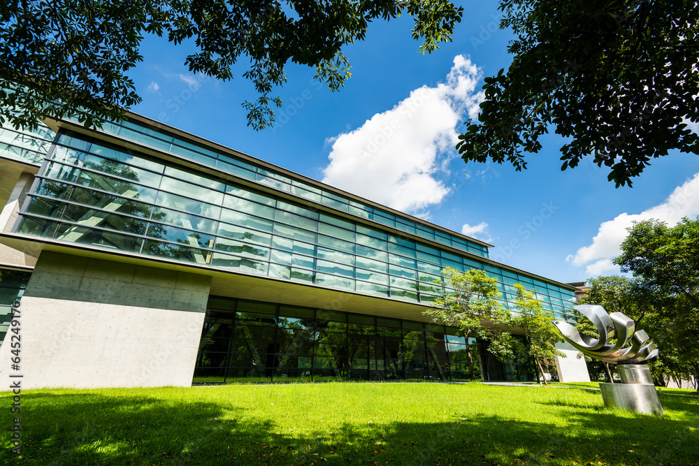 Taichung, Taiwan- August 22, 2023: Building view of The Asia Museum of ...