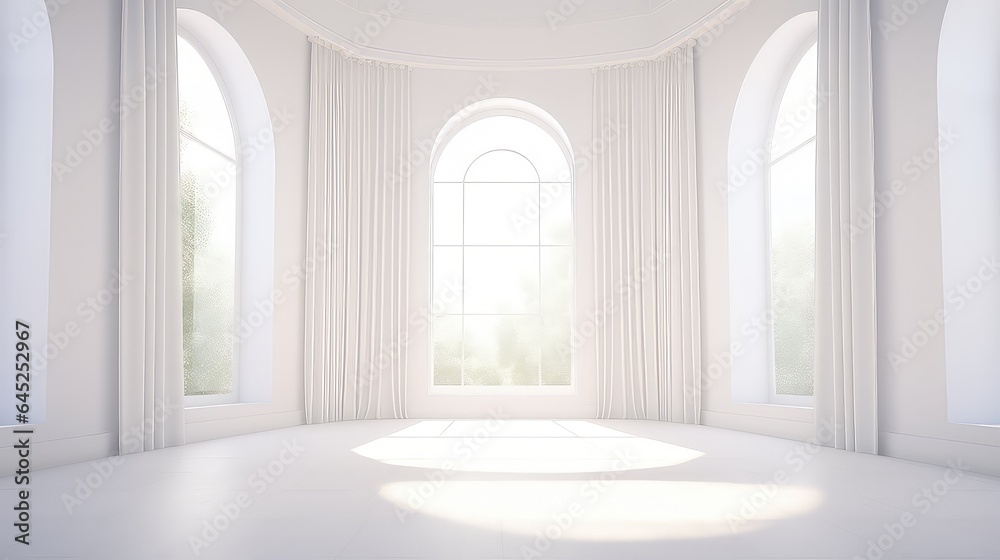White background, clean and bright, conveying purity, peace of mind, and light. Generative By AI White background, clean and bright, conveying purity, peace of mind, and light. Generative By AI