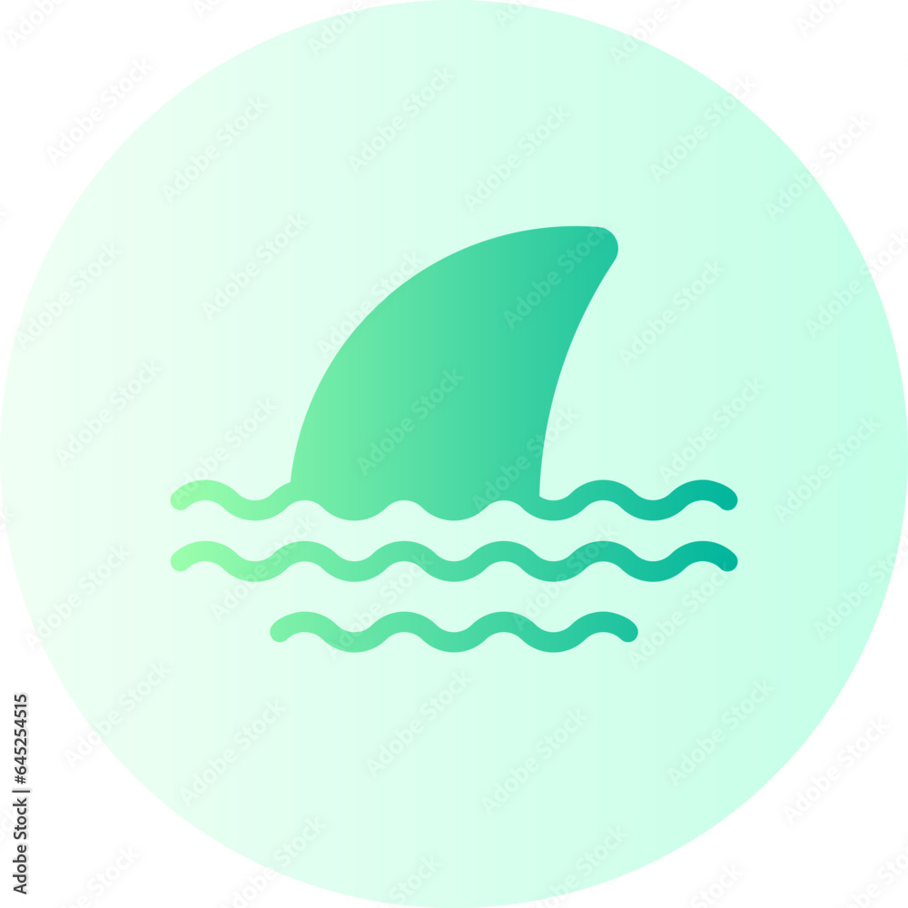 shark gradient icon