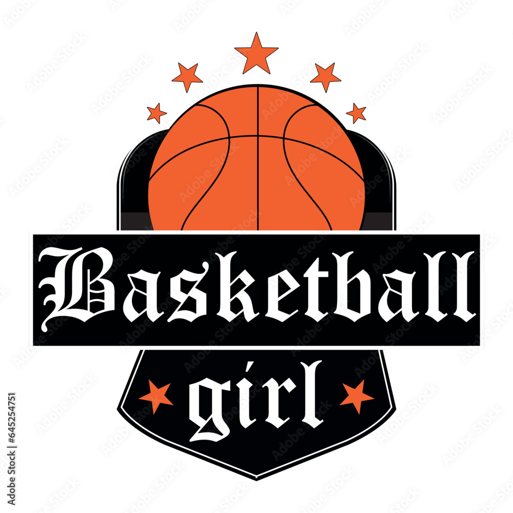 Basketball T-Shirt Design, Sports Concept With Vector And Illustration