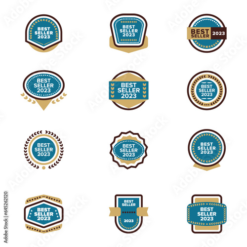 set of badges vector art design