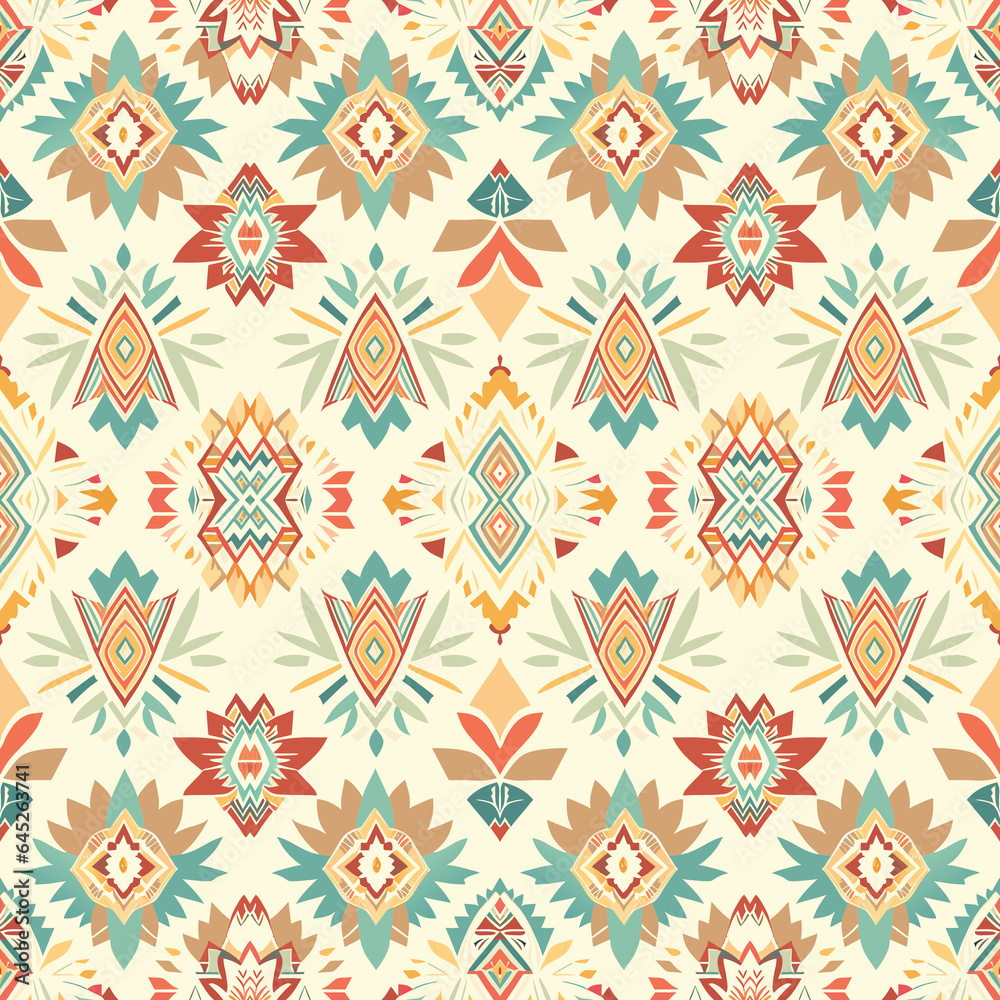 Tribal vector ornament. Seamless African pattern. Ethnic carpet with chevrons. Aztec style. Geometric mosaic on the tile, majolica. Ancient interior. Modern rug. Geo print on textile. Kente Cloth. Tribal vector ornament. Seamless African pattern. Ethnic carpet with chevrons. Aztec style. Geometric mosaic on the tile, majolica. Ancient interior. Modern rug. Geo print on textile. Kente Cloth.