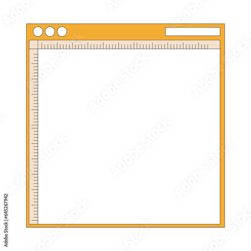 Artboard document line filled