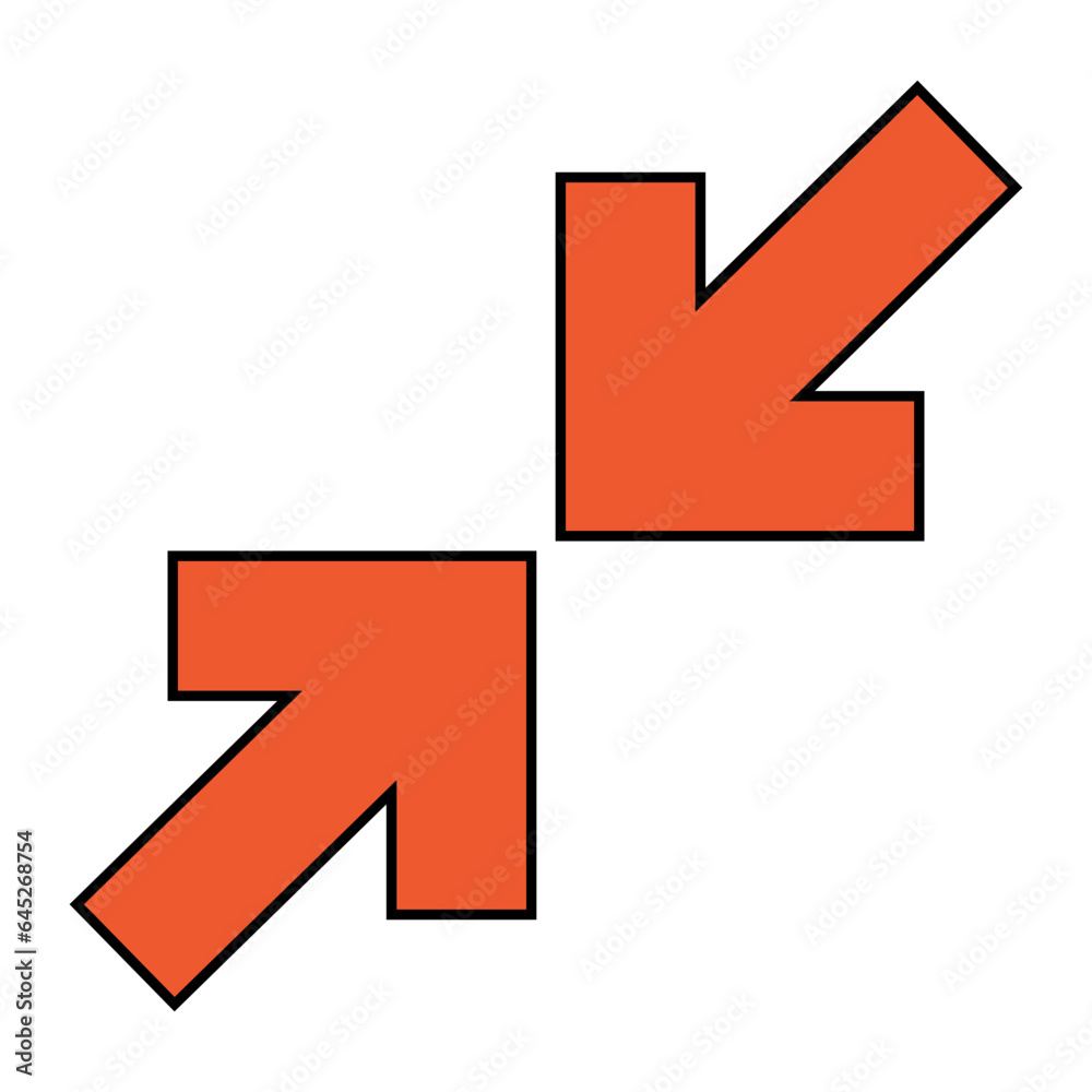 Diagonal resize line filled illustration Diagonal resize line filled illustration