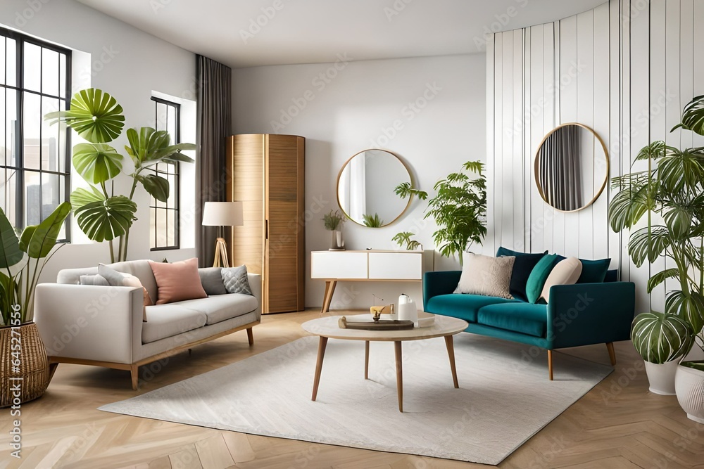 Fototapeta premium modern living room