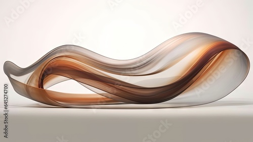 floating shiny brown lines