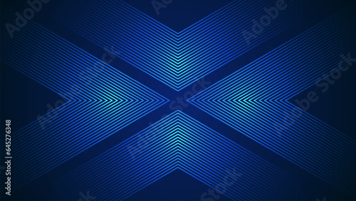 Dark blue simple abstract background with lines in a geometric style as the main element.