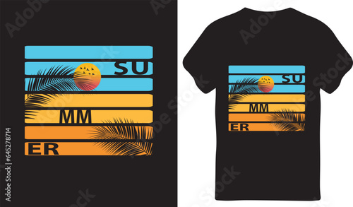 Summer t shirt design summer t shirt template