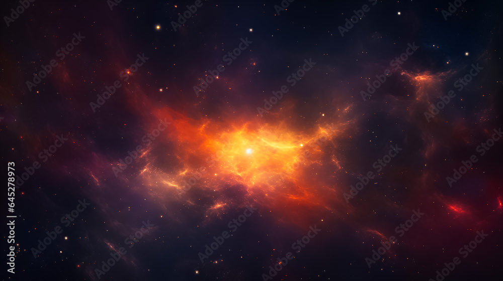 Space and multiverse scene wallpaper, space background
