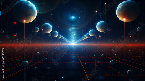 Beautiful parallel universes, multiverse wallpaper
