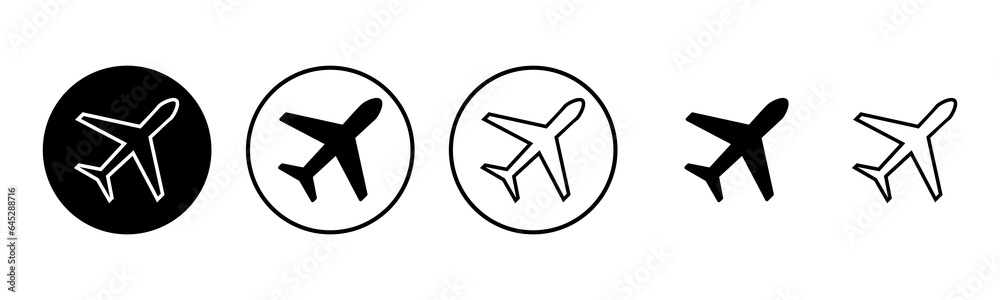 Plane icon set illustration. Airplane sign and symbol. Flight transport symbol. Travel sign. aeroplane Plane icon set illustration. Airplane sign and symbol. Flight transport symbol. Travel sign. aeroplane