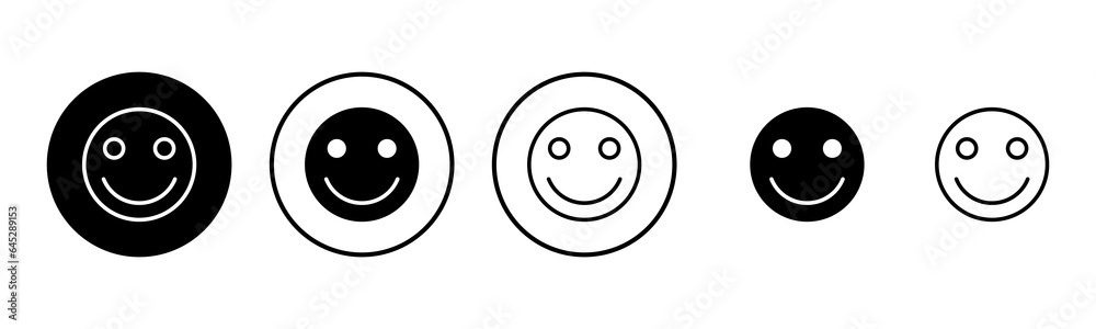 smile icon set illustration. smile emoticon icon. feedback sign and symbol smile icon set illustration. smile emoticon icon. feedback sign and symbol