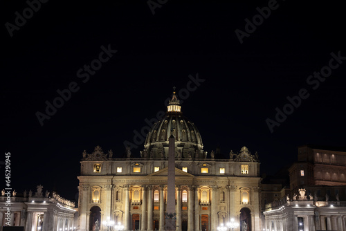 Vatican City at night, rome